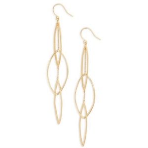 Gorjana Kellen Interlocking Drop Earrings - Gold
